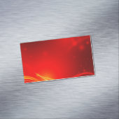 Carte De Visite Magnétique fond abstrait rouge (In Situ)