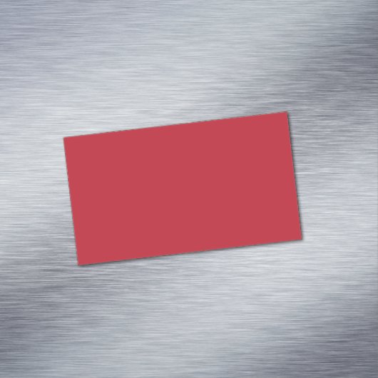 Carte De Visite Magnétique Fond Rouge Foncé (In Situ)