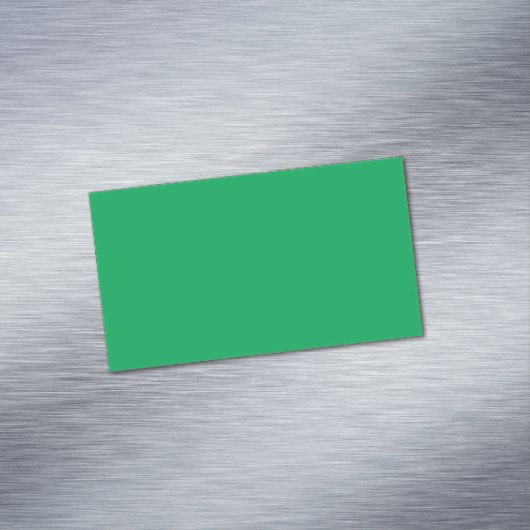 Carte De Visite Magnétique Fond vert uni (In Situ)