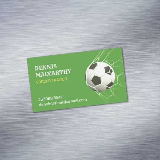 Carte De Visite Magnétique Football (In Situ)