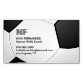 Carte De Visite Magnétique Football (devant)