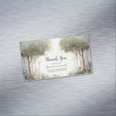 Carte De Visite Magnétique Forêt enchantée Whimsical & Ethereal (In Situ)