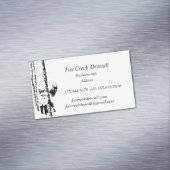 Carte De Visite Magnétique Forêt Fox Creek Dur Custom (In Situ)