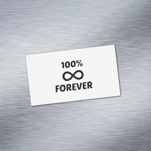 CARTE DE VISITE MAGNÉTIQUE FOREVER 100% (In Situ)