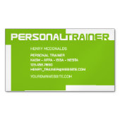 Carte De Visite Magnétique Formateur personnel (devant)