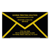 Carte De Visite Magnétique Forme d'enveloppe unique (devant)