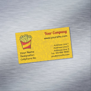 Carte de visite Magnétique Français Fries