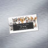Carte De Visite Magnétique Funny Crazy Cats Chiens Animaux Soins Animaux Anim (In Situ)