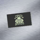 Carte De Visite Magnétique Funny Poker | Ne Jamais Mess Avec Un Joueur De Pok (In Situ)