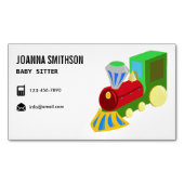 Carte De Visite Magnétique Garde d'enfants Gardergarten Babysitter (devant)