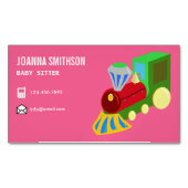 Carte De Visite Magnétique Garde d'enfants Gardergarten Babysitter (devant)