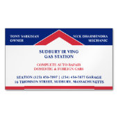 Carte De Visite Magnétique Gare (devant)