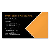 Carte De Visite Magnétique Géométrique moderne professionnelle (devant)