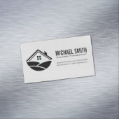 Carte De Visite Magnétique Gestion des bâtiments | Handyman | Icône d'accueil (In Situ)