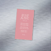 Carte De Visite Magnétique Glace de fraise franc simple (In Situ)