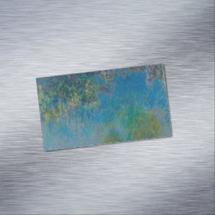 Carte De Visite Magnétique Glycine par Claude Monet