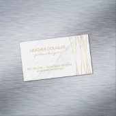 Carte De Visite Magnétique Gold Lux Modern avec marbre (In Situ)