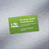 Carte De Visite Magnétique Grass | Gardener Cutting Lawn (In Situ)