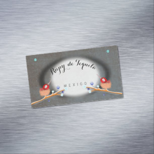 Carte De Visite Magnétique Gray birds mexique