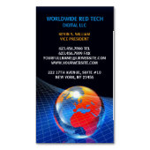 Carte De Visite Magnétique Grille (devant Vertical)