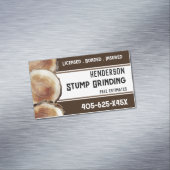 Carte De Visite Magnétique Grinçage de souche (In Situ)