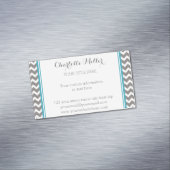 Carte de visite magnétique gris turquoise de (In Situ)