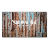 Carte De Visite Magnétique Grunge rouille texture (devant)