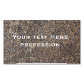 Carte De Visite Magnétique Grunge texture de béton (devant)