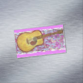 Carte De Visite Magnétique Guitare acoustique (In Situ)