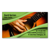 Carte De Visite Magnétique Guitare musicale (devant)
