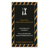 Carte De Visite Magnétique Handyman (devant Vertical)