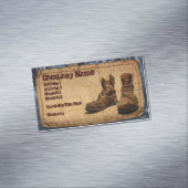 Carte De Visite Magnétique Handyman, Construction, Entreprises de main-d'oeuv (In Situ)