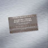 Carte De Visite Magnétique Handyman Construction Service de réparation Acier  (In Situ)