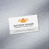 Carte De Visite Magnétique Hardhat Hammers | Services de réparation à domicil (In Situ)