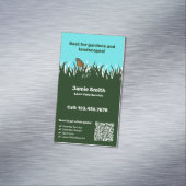 Carte De Visite Magnétique 🌿 🦋 Harmonie Verte : Service Professionnel De So (In Situ)