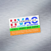 Carte De Visite Magnétique Heating, Ventilation & Air Conditioning - Pro HVAC (In Situ)