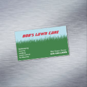 Carte De Visite Magnétique Herbe verte | Ciel bleu (In Situ)