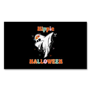 Carte De Visite Magnétique Hippie halloween