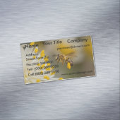 Carte De Visite Magnétique Honey Bumble Bee Business (In Situ)