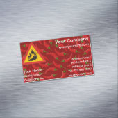 Carte De Visite Magnétique Hot pepper danger (In Situ)