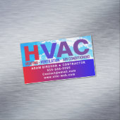 Carte De Visite Magnétique HVAC Service (Heating, Cooling, Air Conditioning) (In Situ)