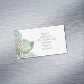 Carte De Visite Magnétique Hydrangée bleue (In Situ)