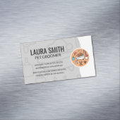 Carte De Visite Magnétique Icône Dog Wash Douche (In Situ)