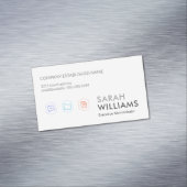 Carte De Visite Magnétique Icônes d'entreprise (In Situ)