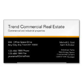 Carte De Visite Magnétique Immobilier commercial (devant)