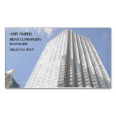 Carte De Visite Magnétique Immobilier Location immobilier (devant)