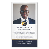 Carte De Visite Magnétique Immobilier professionnel | Mise en page verticale (devant Vertical)