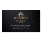 Carte De Visite Magnétique Immobiliers professionnels de luxe de la maison | (devant)