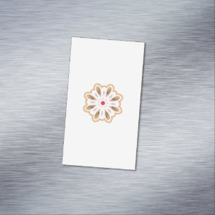 Carte De Visite Magnétique Impression d'art floral Mandala Décor Boho
