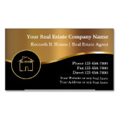 Carte De Visite Magnétique Industrie de l'immobilier classique (devant)